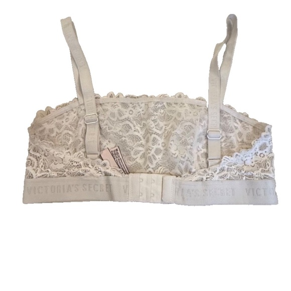 Victoria's Secret‎ Lacy Sexy Bralette; RN54867; Crème; Size Small - Picture 5 of 11